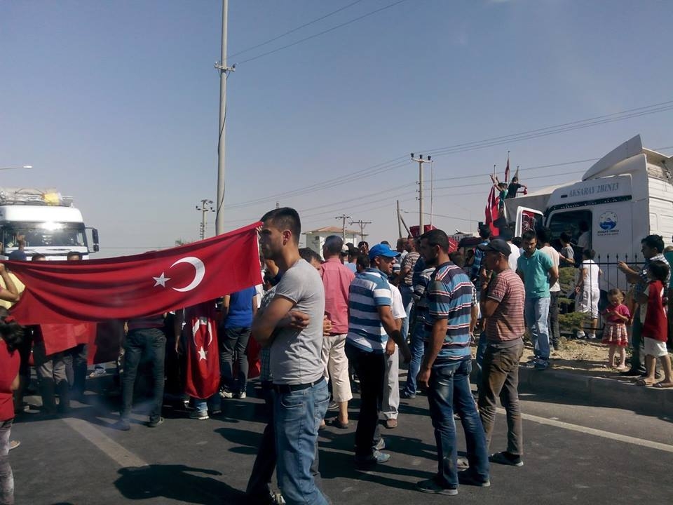 Eşmekaya'da  Bin Kişi Terörü Lanetledi galerisi resim 13