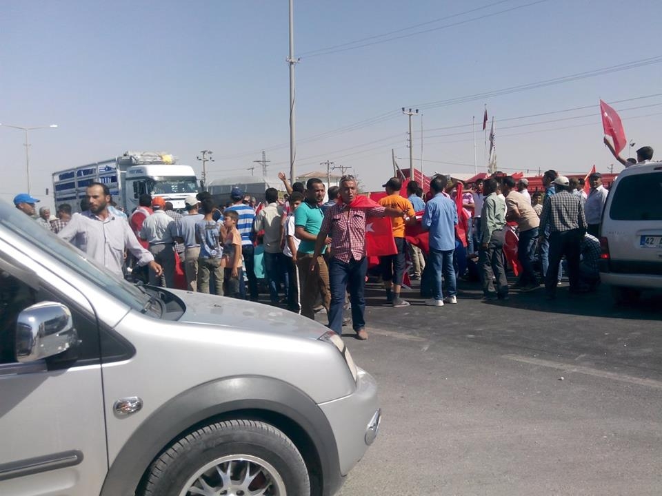 Eşmekaya'da  Bin Kişi Terörü Lanetledi galerisi resim 25