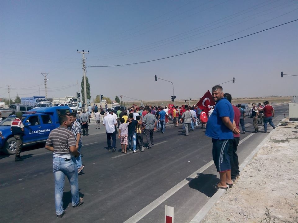 Eşmekaya'da  Bin Kişi Terörü Lanetledi galerisi resim 29