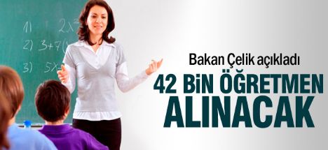 42 bin öğretmen alınacak