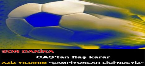 "F.Bahçe Şampiyonlar Ligi'nde mücadele edecek"