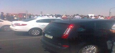 Altınekin'de Çiftçi Ayçiçek Fiyatını Protesto ediyor