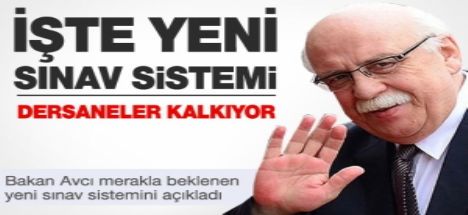 Bakan Avcı yeni SBS sistemini açıkladı