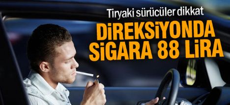Direksiyonda sigara içen yandı!