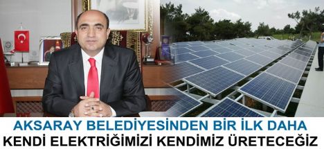 Aksaray belediyesinden bir ilk daha…