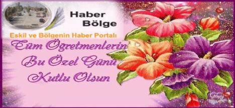 Tüm Öğretmenlerimizin Öğretmenler Günü'nü Kutluyoruz.