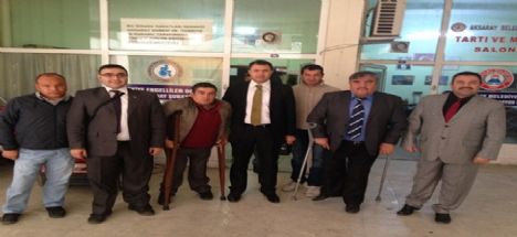 Aksaray Barosundan Türkiye Sakatlarlar Derneği Aksaray Şubesine ziyaret