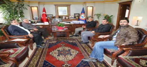 Sivil Toplum Kuruluşu Yöneticilerinden Başkan Nevzat Palta’ya Nezaket Ziyareti