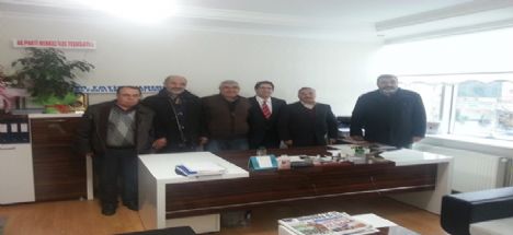 Sanayi esnafından Haluk Şahin Yazgı’ya hayırlı olsun ziyareti