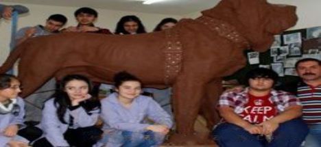 Aksaray Malaklısı'nın çamurdan heykelini yaptılar
