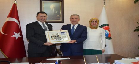 Aksaray SGİM’ den Baro Başkanına Ziyaret