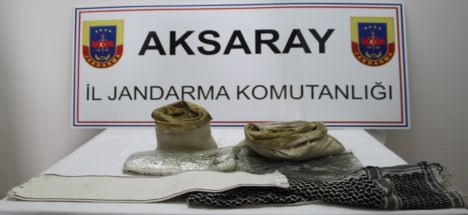 Aksaray'da 2 Kğ toz esrar yakalandı