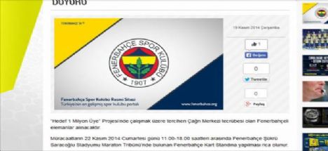Fenerbahçe'den de 'Eleman' ifadesi
