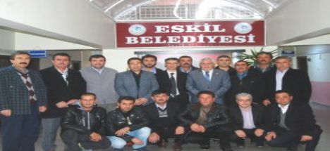 Ak Parti Eskil İlçe Yönetiminden başkan Alçay'a Ziyaret