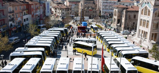 Aksaray’da toplu ulaşımda yeni dönem başladı