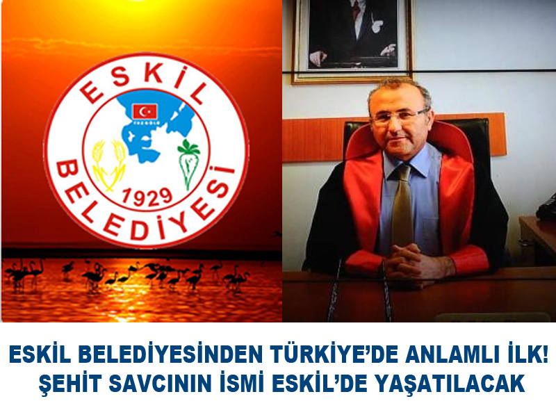Eskil Belediyesi, Mehmet Selim Kiraz İsmini Eskil’de Yaşatacak