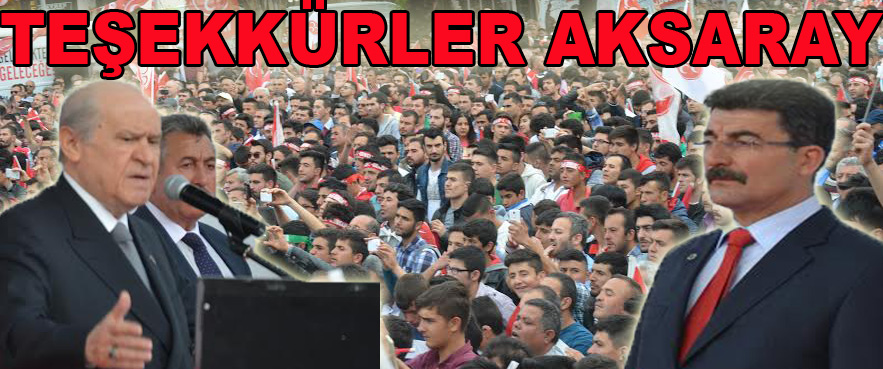 Erel,”Teşekkürler Aksaray”