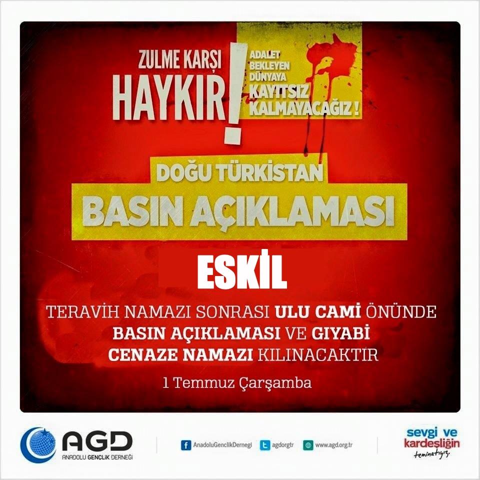 Eskil AGD basın açıklaması yapacak!