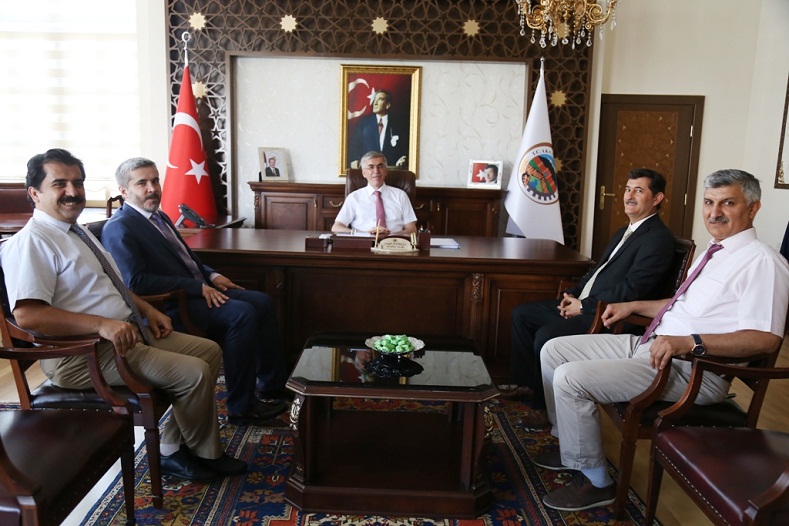 Rektör Prof. Dr. Şahin’den vali ataklı’ya iade-i ziyaret