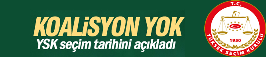 YSK seçim tarihini açıkladı!