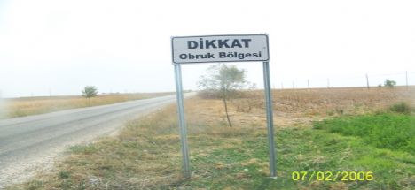 Dikkat Obruk Bölgesi