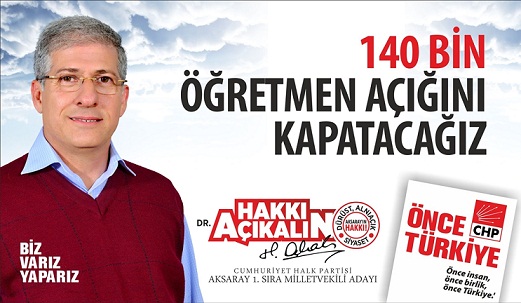 Açıkalın, “Atanmayan Öğretmenlerin Tamamını Atayacağız”