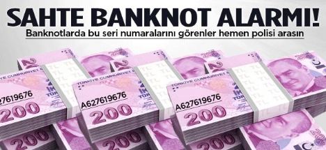 Sahte Para uyarısı