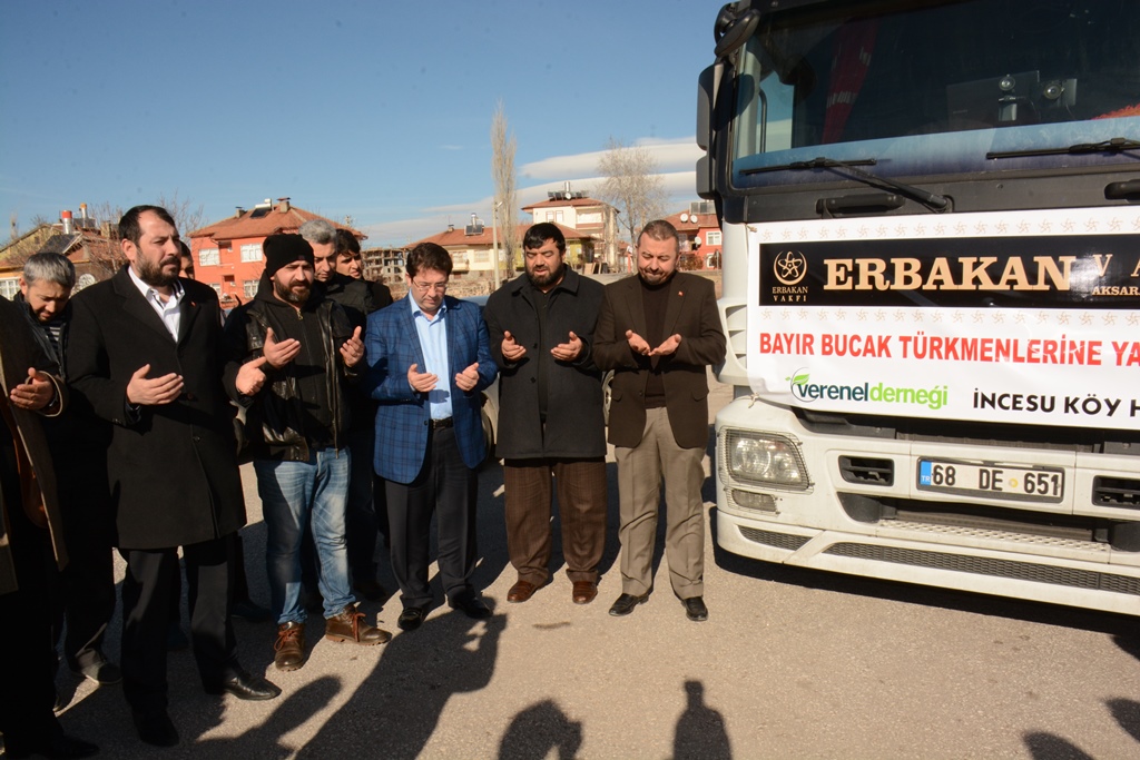 Bayır Bucak Türkmenlerine 42’inci Yardım Tırı Yola Çıktı