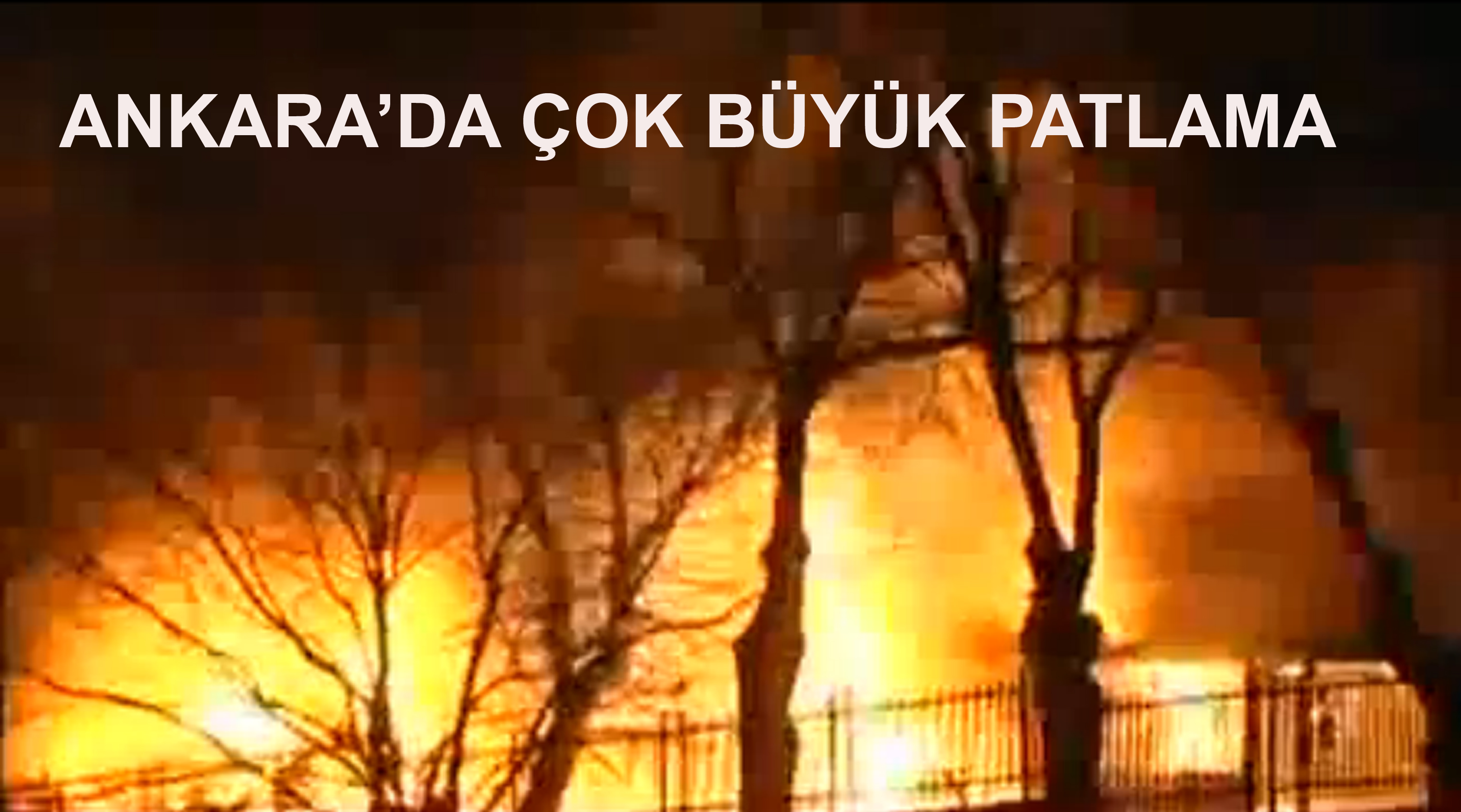 Ankara'da bombalı saldırı!
