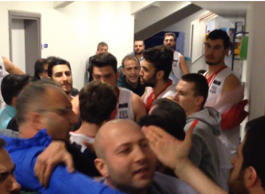 Aksaray Belediyespor'un maçında olaylar çıktı