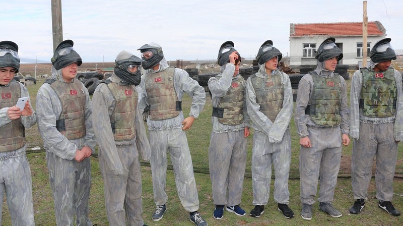 Eskil'de paintball turnuvası başladı