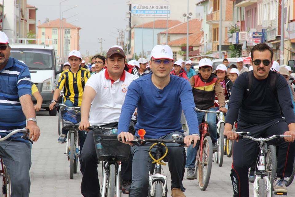 İlçemizde Birinci Tuz Gölü Bisiklet Şenliği Yapıldı