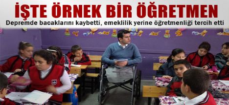İşte örnek bir öğretmen