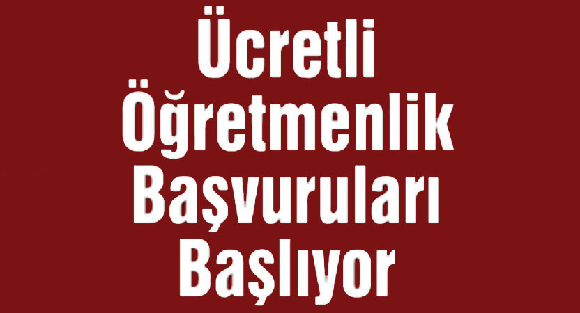 Aksaray'a Ücretli Öğretmen Alınacak Şartları belli oldu