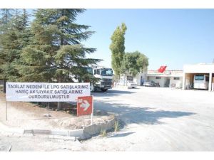 Eskil Belediyesi’ne ait akaryakıt istasyonu yenileniyor