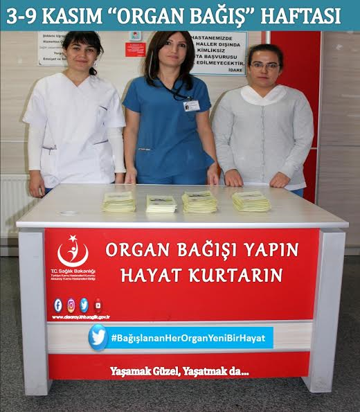 ADH’den, 3-9 Kasım organ bağışı haftası nedeniyle anlamlı çalışma!