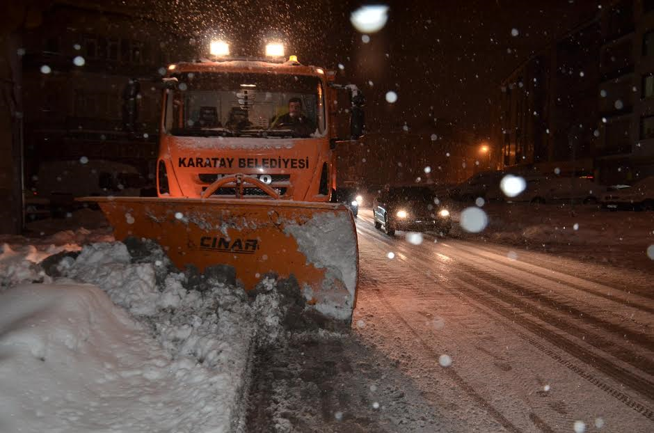 Karatay'da Gece Mesaisi