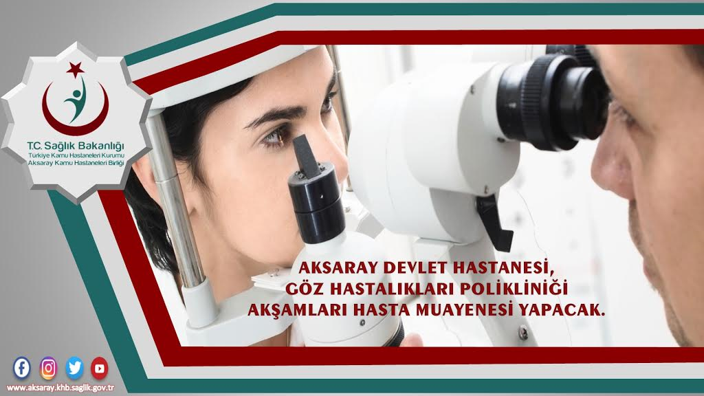 ADH’de Göz doktorları akşamda çalışacak