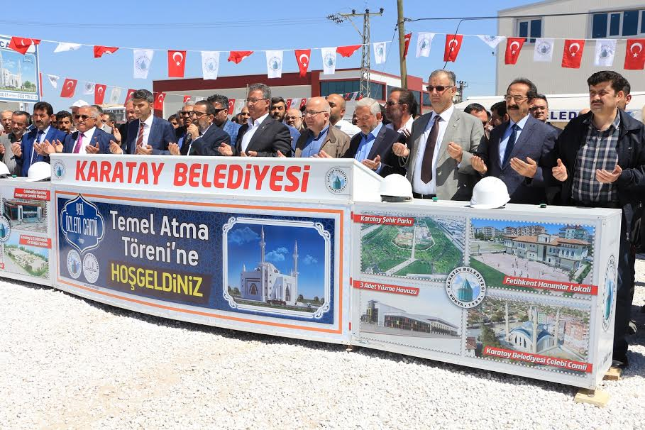 Yeni Özlem Camii'nin Temeli Dualarla Atıldı