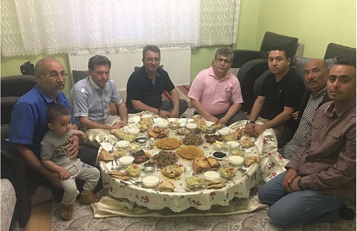 Başkan Hançerli Şehit Azam Güdendede’nin ailesinin iftar konuğu oldu