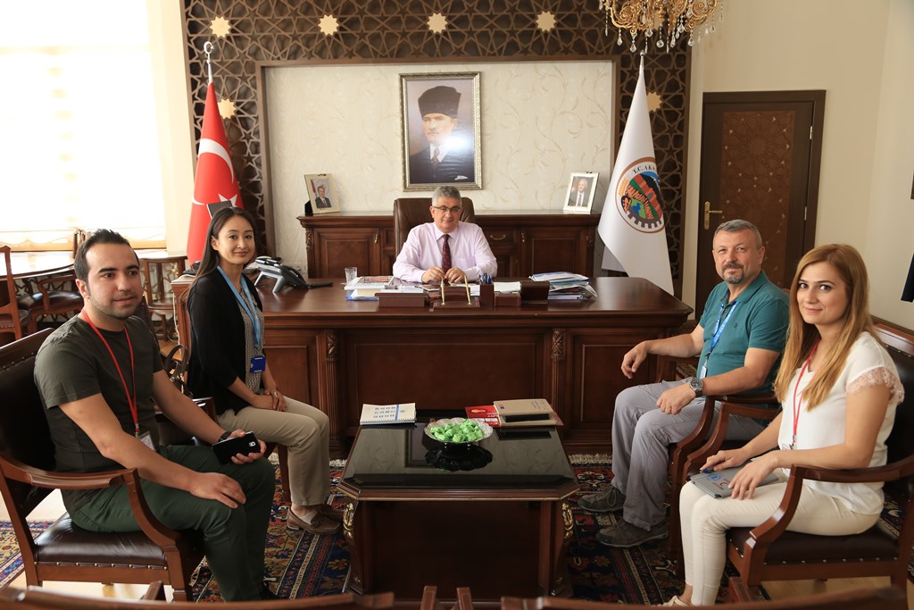BM Dünya Gıda Programı (WFP) Ankara Bölge Ofis Müdürü Nozomi Hashimoto Vali Aykut Pekmez’e ziyaret!