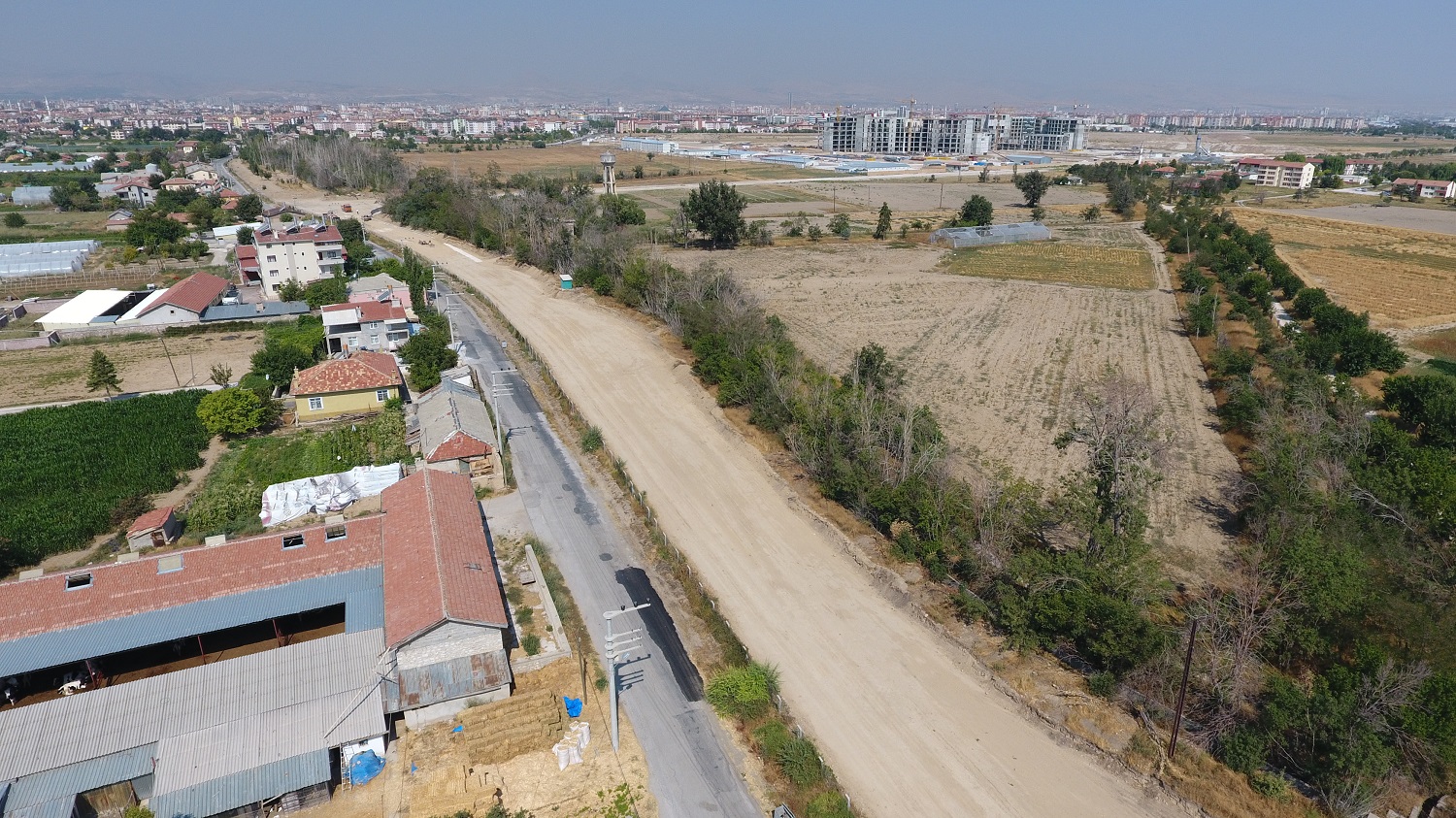 Şehir Hastanesine Giden Yollar Genişletiliyor