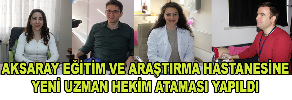 Yeni atanan uzman hekimler görevlerine başladı