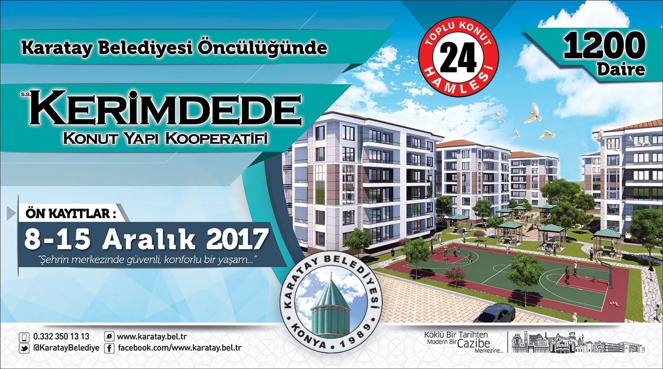 Kerimdede Konut Yapı Kooperatifi Basın Tanıtım Toplantısı Gerçekleştirildi