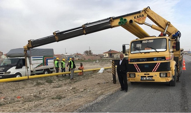 Eskil'de Doğalgaz alt yapı çalışmaları başladı