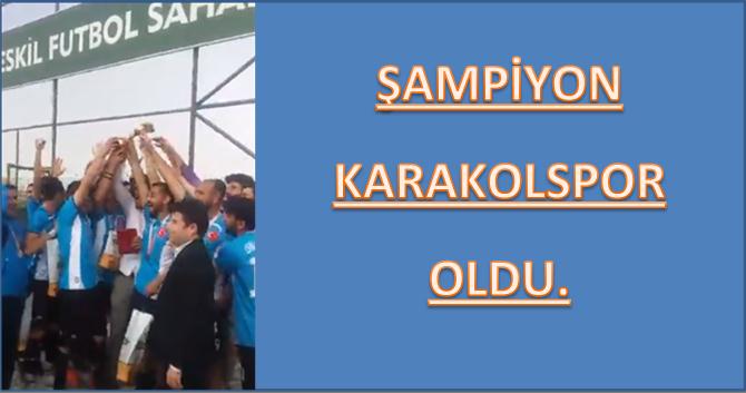 Zeytindalı Futbol Turnuvasının Şampiyonu Karakolspor!