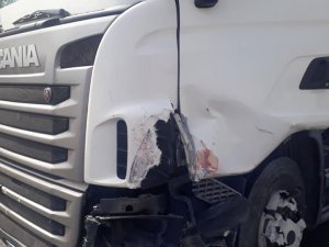 Eskilli Şoför Afyon'da kaza yaptı