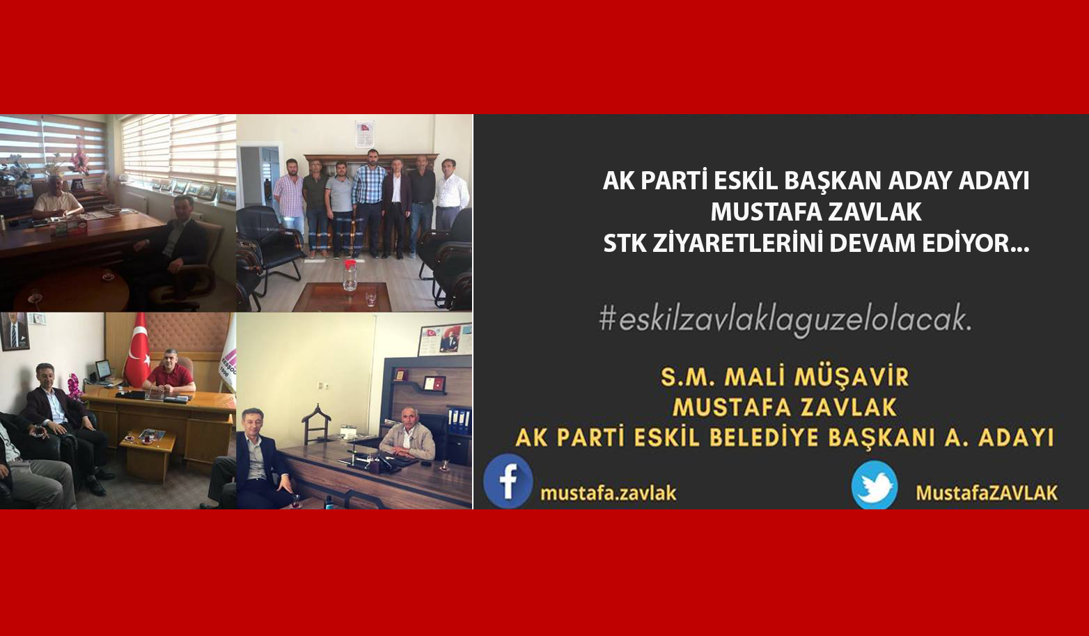 Mustafa Zavlak STK Ziyaretlerini devam ediyor