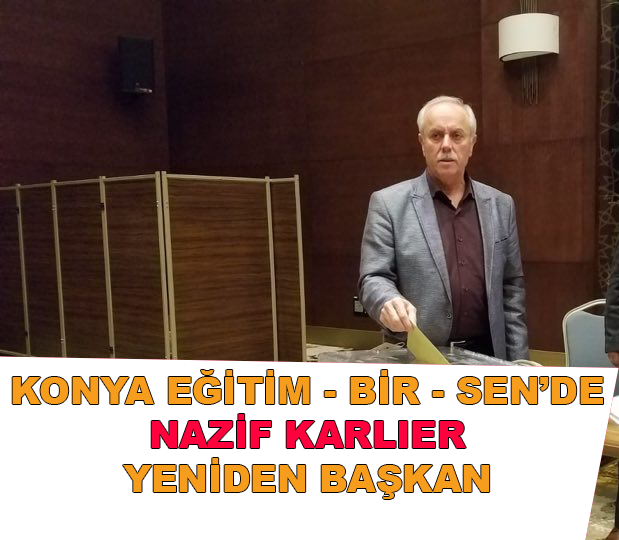 Eskilli Eğitimci, "Nazif Karlıer yeniden başkan!"