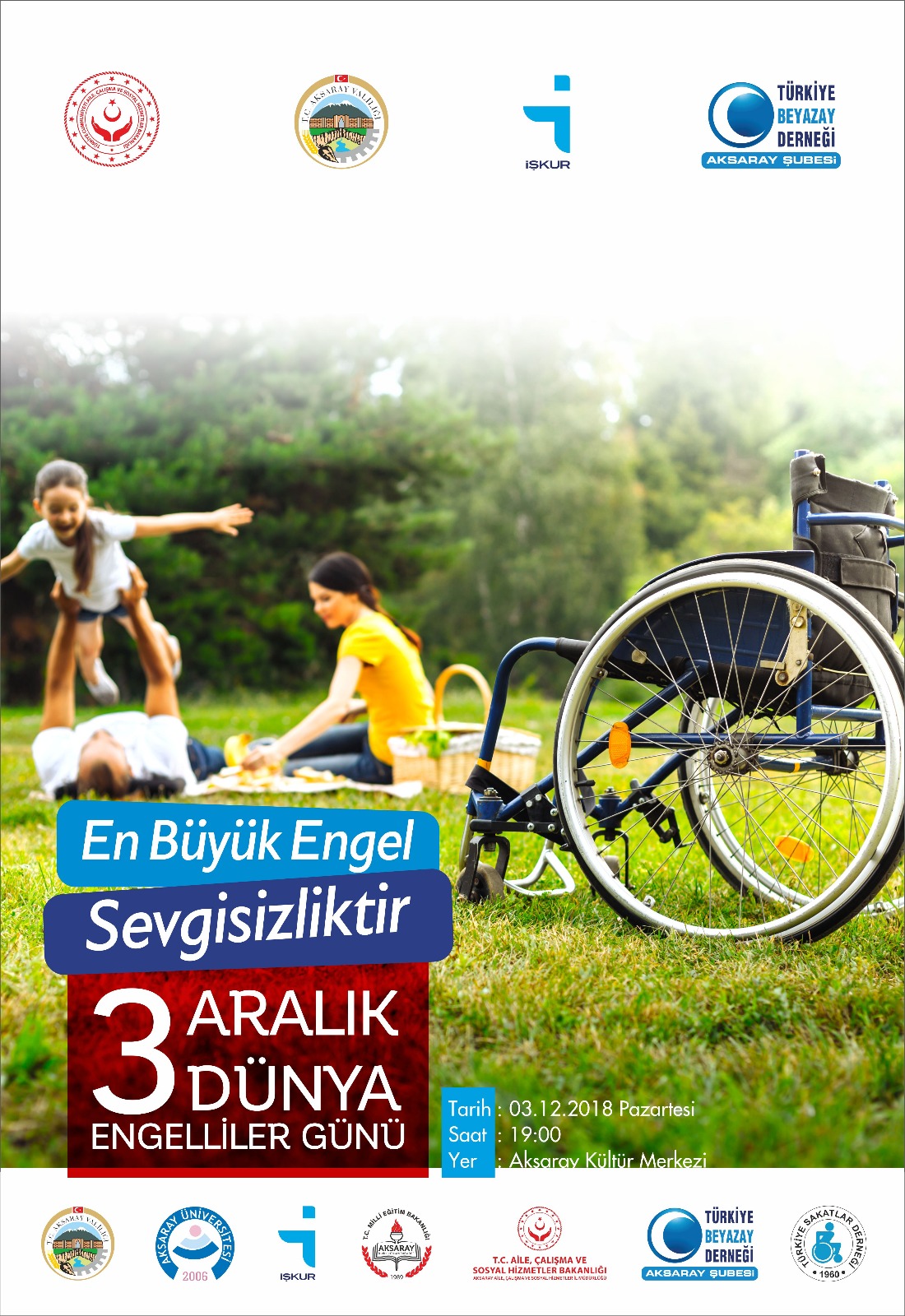 Aksaray İşkur’dan, “Engelliler Gününde Anlamlı Program!”